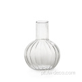 Vaso de vidro de vidro de alto borosilicato de alto assento baixo